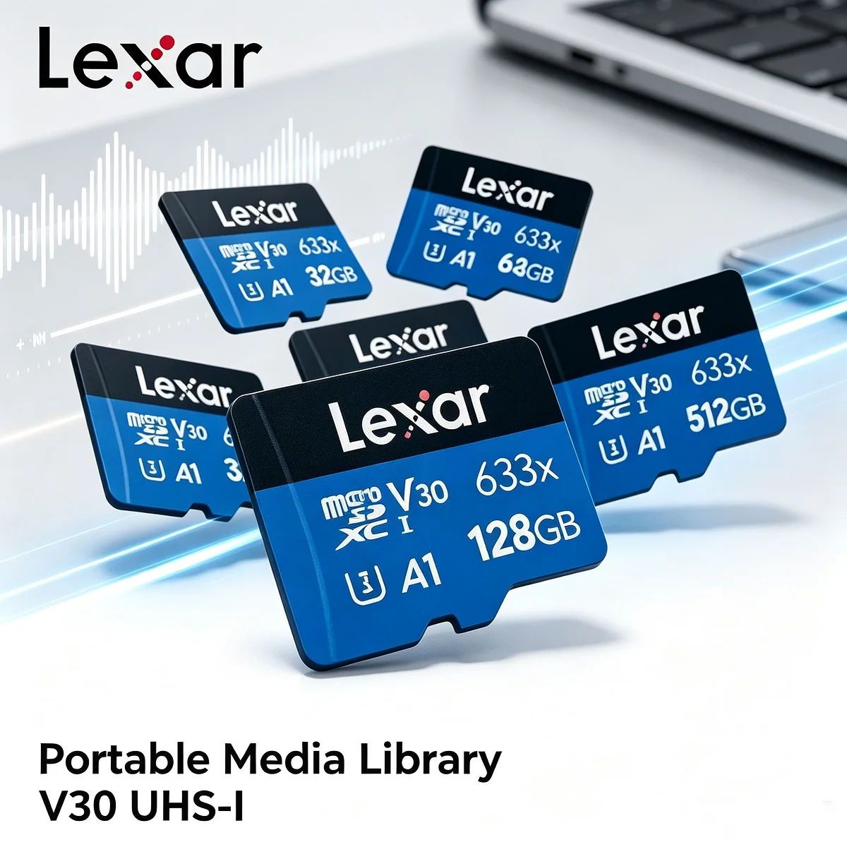 Memory Card Ssd - بطاقة ذاكرة ليكسار BLUE Series عالية