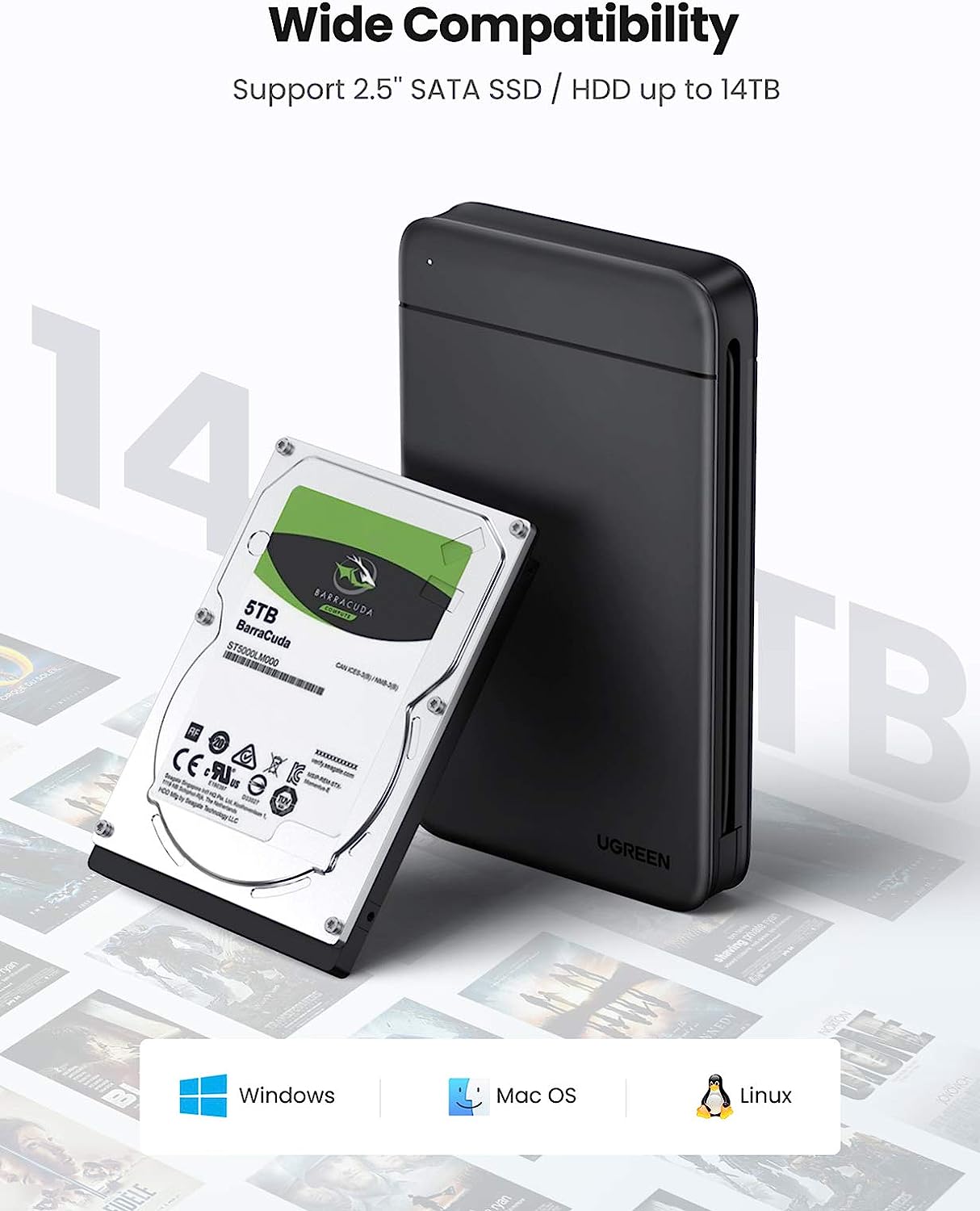 UGREEN USB C حاوية القرص الصلب - مراجعة External Ssd وسعره