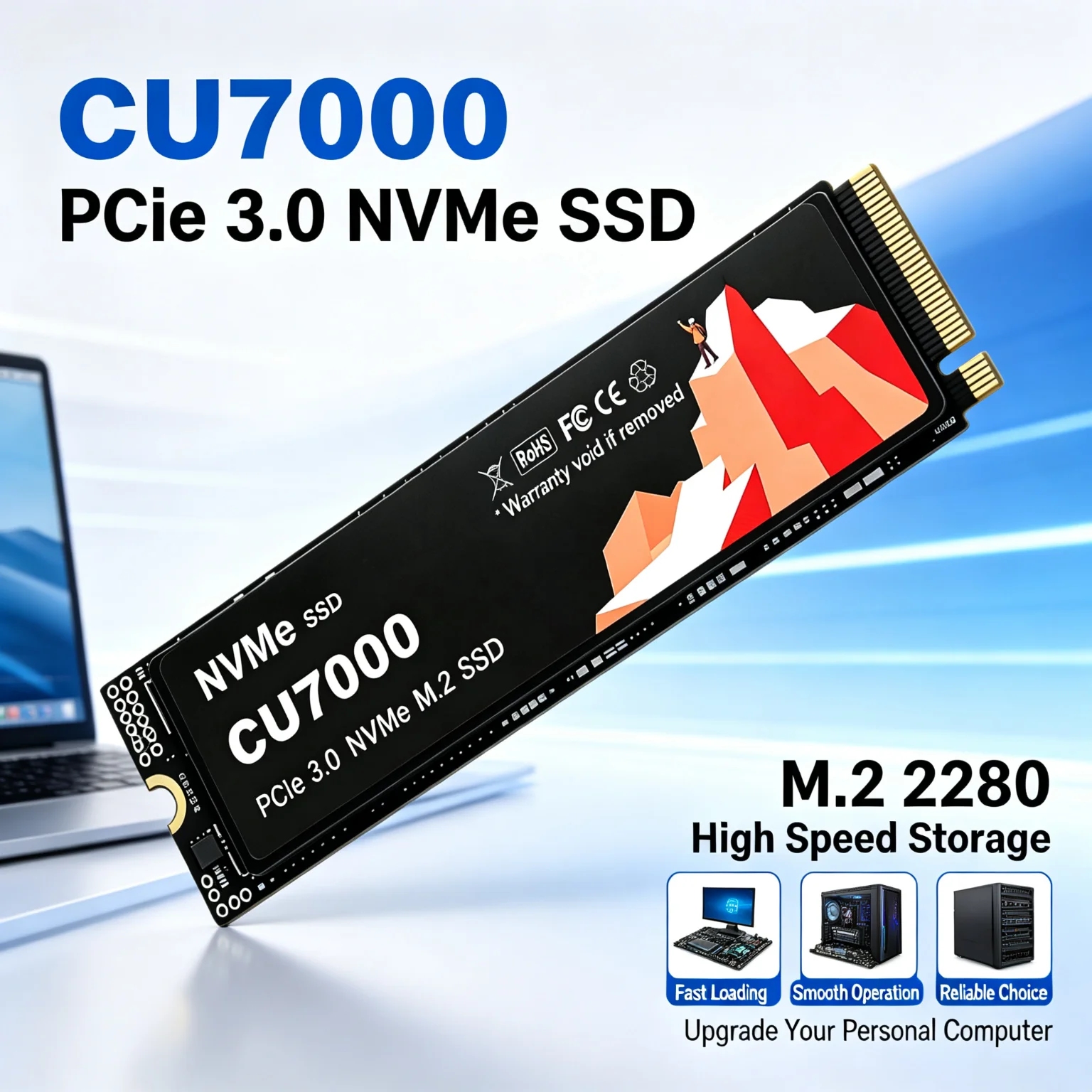 قرص تخزين داخلي CU7000 SSD M.2 - مراجعة Ssd 500Gb وسعره