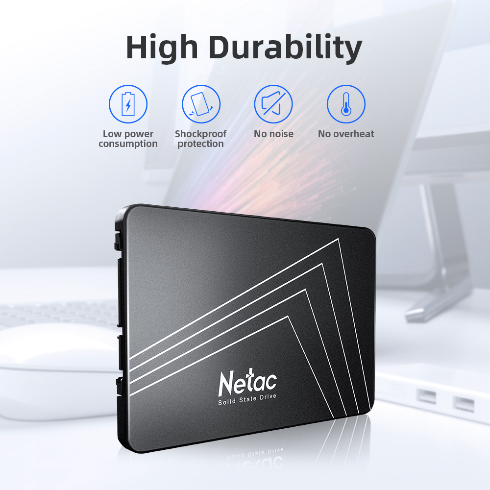 قرص قرص صلب داخلي الحالة Netac - مراجعة Ssd 500Gb وسعره